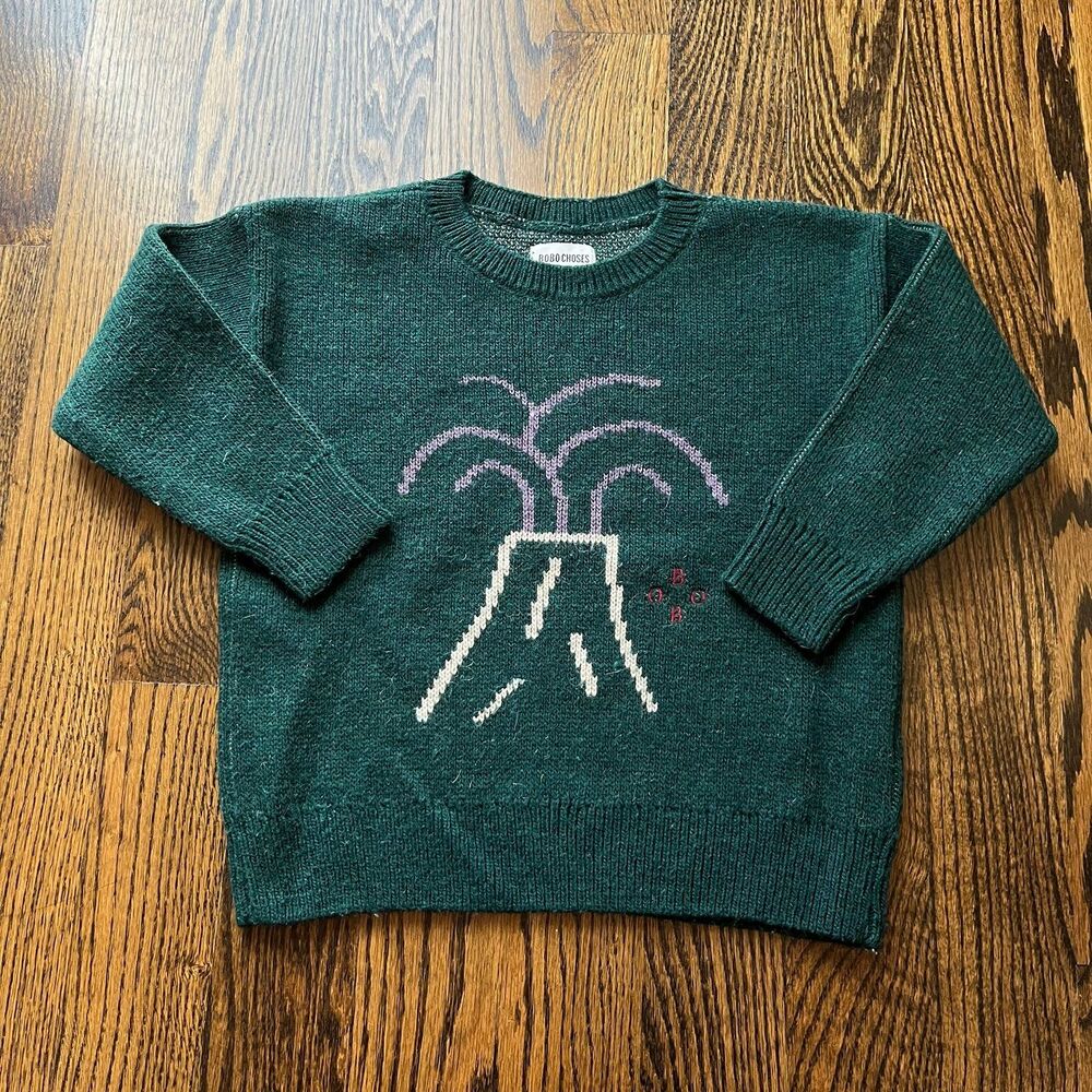 Bobo Choses Wool Blend Volcano Jacquard Jumper (6-7Y)